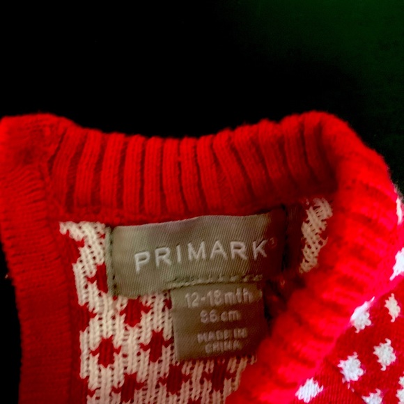 Primark kids holiday Christmas sweater. US Size 12-18 months. - Picture 3 of 3